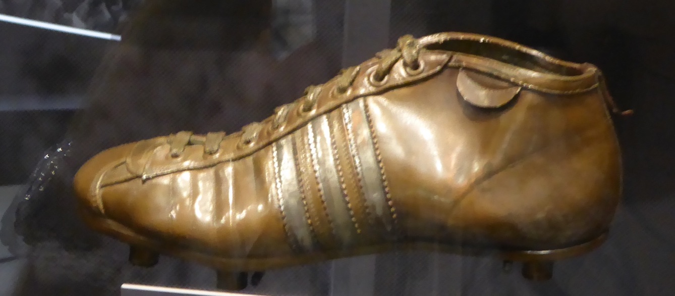 German Football Museum - the boot that scored the winning World Cup goal in 1954