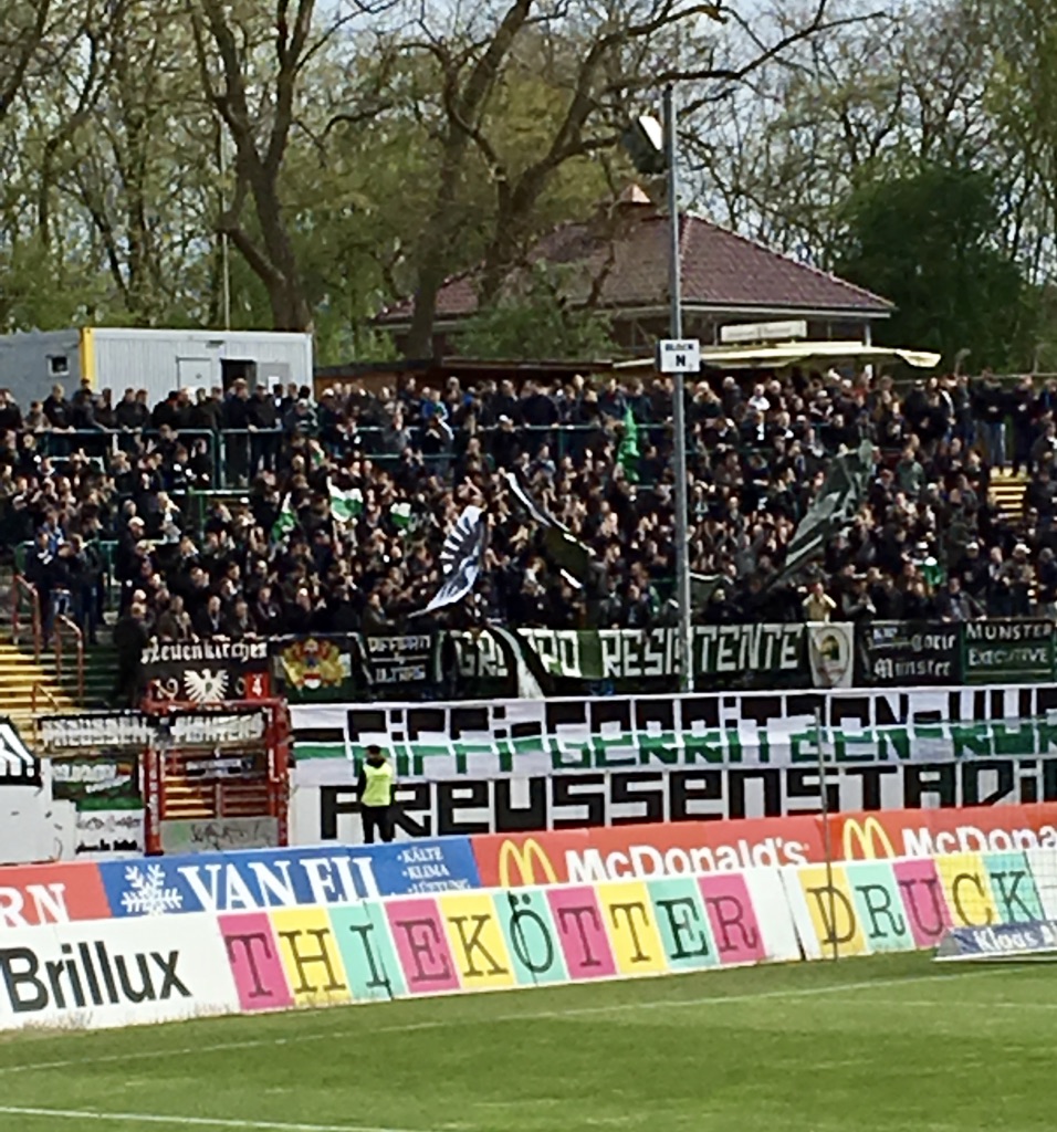 Fans of SC Preußen Münster