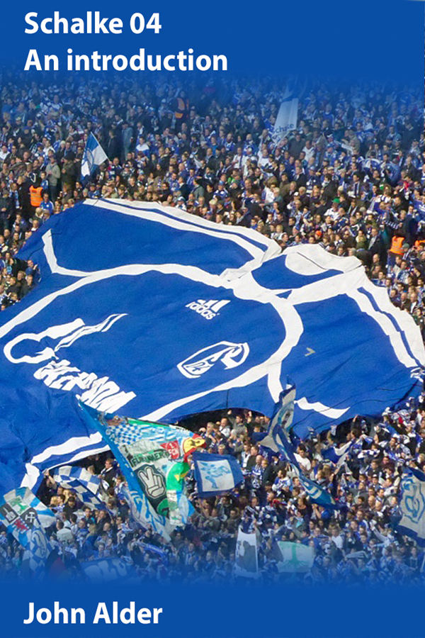 A book about FC Schalke 04. Fans at the Veltins Arena in Gelsenkirchen